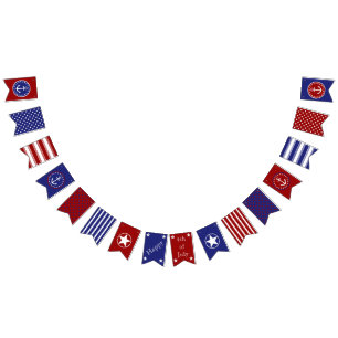 Banderines Feliz Náutico 4 de Julio