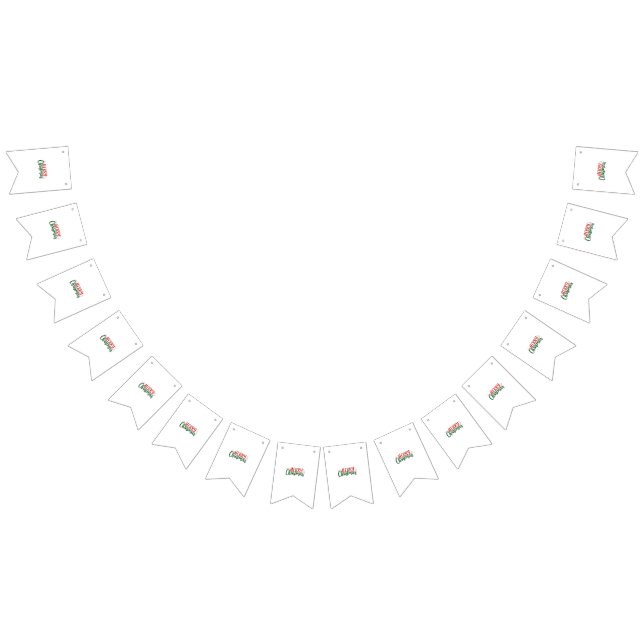 Banderines Feliz Navidad (Todo)