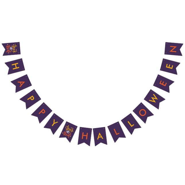 Banderines Feliz truco de Halloween o Fiesta del maíz dulce (Todo)