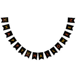 Banderines Feliz truco de Halloween o Fiesta del maíz dulce