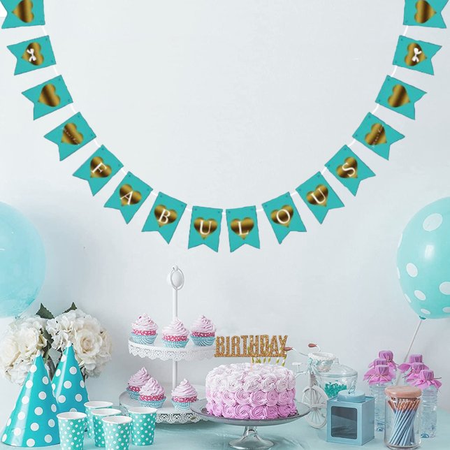 Banderines Fiesta Bridal Shower con clase y fabuloso (Subido por el creador)