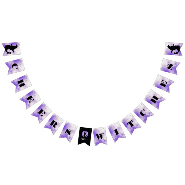 Banderines Fiesta de Bachelorette de Halloween vitorea brujas (Todo)