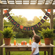 Fiesta de cumpleaños 10 del niño deportes balonces