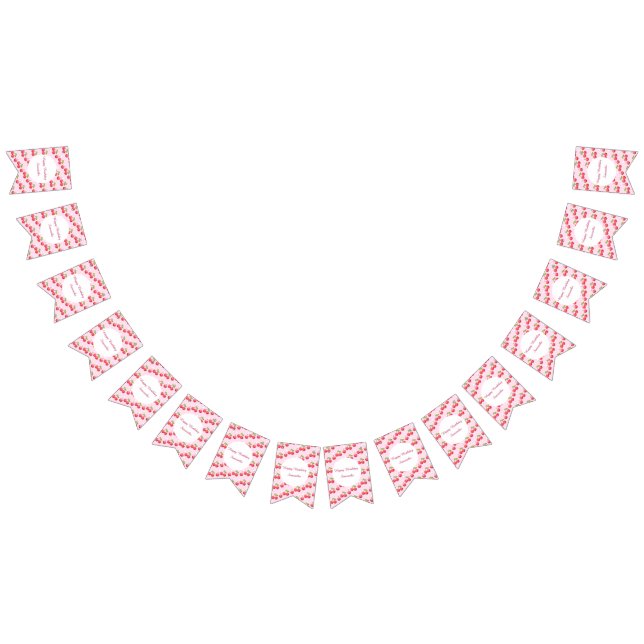 Banderines Fiesta de cumpleaños 1 Cute Cherry (Todo)