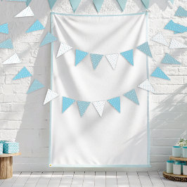 Banderines Fiesta De Cumpleaños Con Punto Azul Para Niños Gem