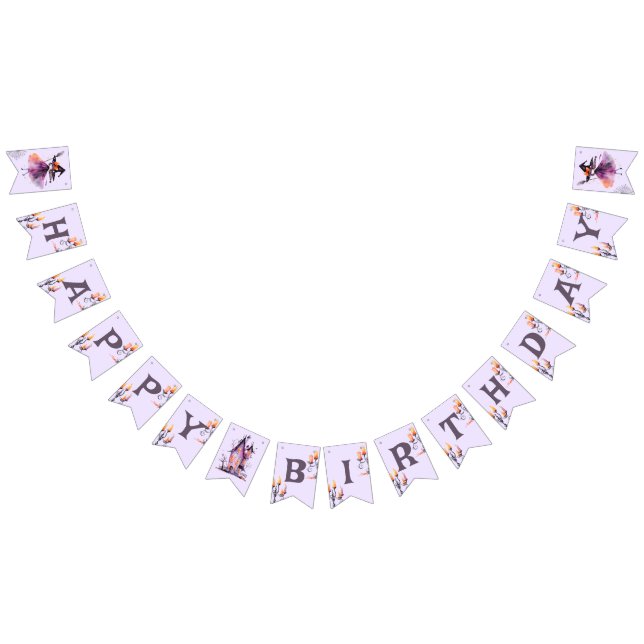 Banderines fiesta de cumpleaños Cute Spooktacular Halloween (Todo)