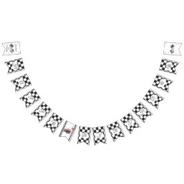 Banderines Fiesta de cumpleaños de Carreras | Fast One y Two