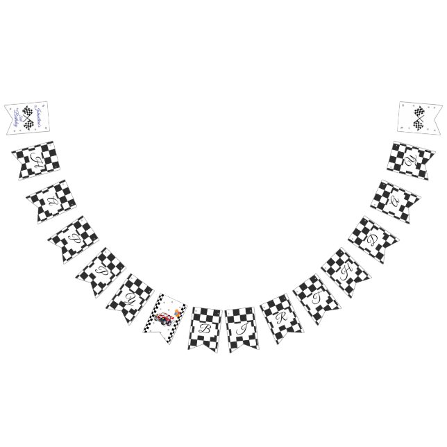 Banderines Fiesta de cumpleaños de Carreras | Fast One y Two (Todo)