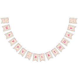 Banderines Fiesta de cumpleaños de Cute Ballerina Chica