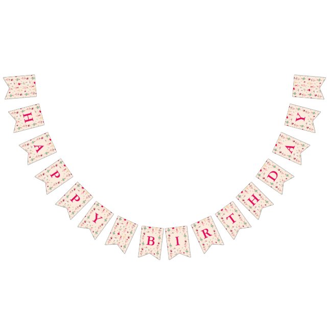 Banderines Fiesta de cumpleaños de Cute Ballerina Chica (Todo)