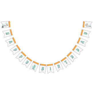 Banderines Fiesta de cumpleaños de Cute Dino Dinosaurs