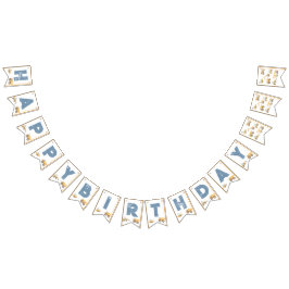 Banderines Fiesta de cumpleaños de los camiones de construcci