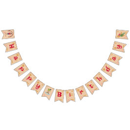 Banderines Fiesta de cumpleaños del mapa del tesoro del Chica