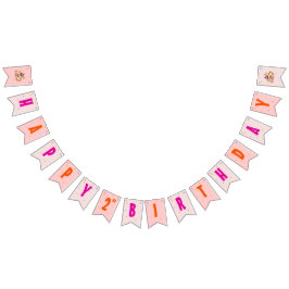 Banderines Fiesta de Cumpleaños Infantil con Tema de Perrito 