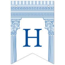 Fiesta de cumpleaños número 50 con templo griego d