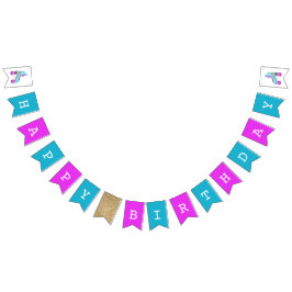 Banderines Fiesta de cumpleaños para el patinaje retro