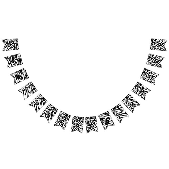 Banderines Fiesta de cumpleaños safari chic de estampado de c (Todo)