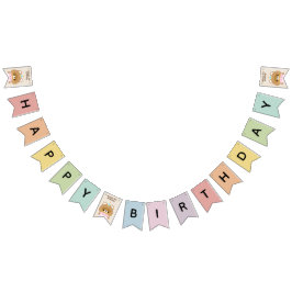 Banderines Fiesta de cumpleaños simple y divertida