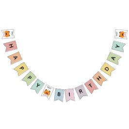 Banderines Fiesta de cumpleaños simple y divertida