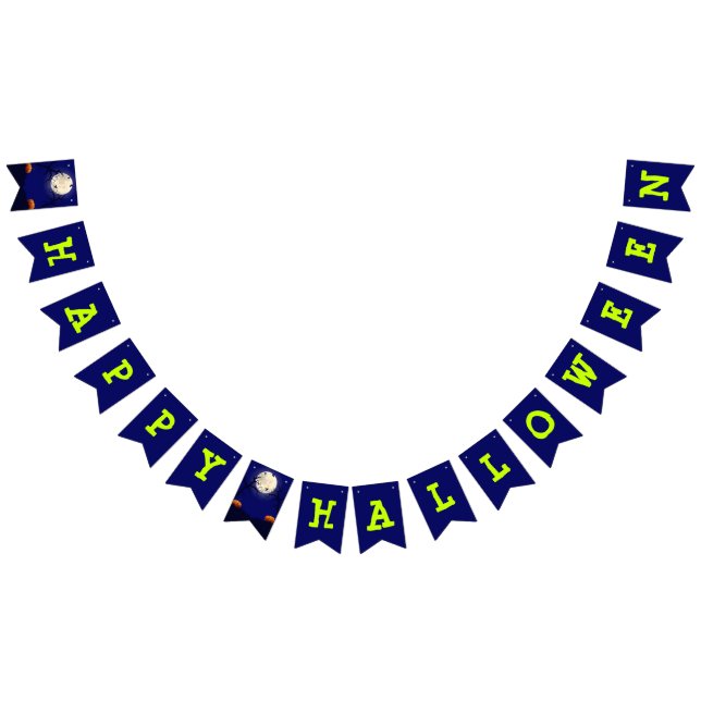 Banderines Fiesta de disfraces de Halloween (Todo)