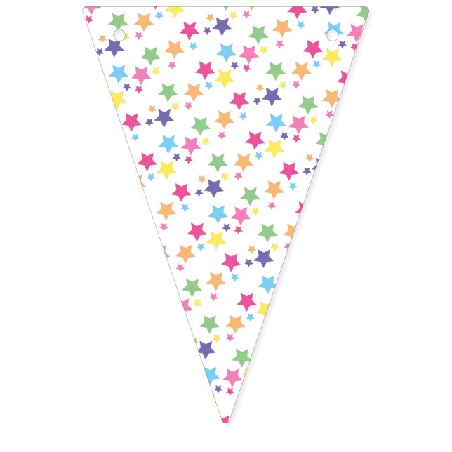 Banderines Fiesta de Estrellas Arcoíris illusima (Primera bandera)