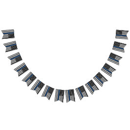 Banderines Fiesta de Jubilación de la Policía Línea Azul delg