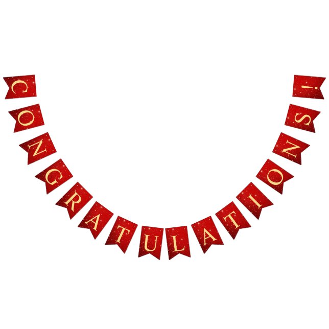 Banderines Fiesta de la Boda de Bienvenida Ave Dorado Corazon (Todo)