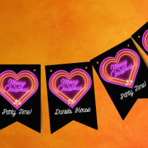 Fiesta de Navidad Neon Merry Christmas