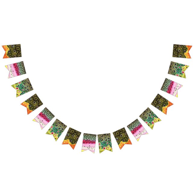 Banderines Fiesta de pesca de trucha (Todo)