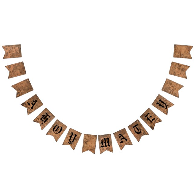 Banderines Fiesta de piratas del mapa del tesoro (Todo)