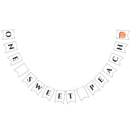 Banderines Fiesta de primer cumpleaños de One Sweet Peach