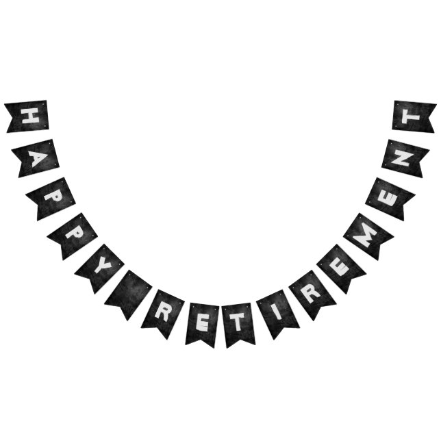 Banderines fiesta de retiro de cuero negro (Todo)