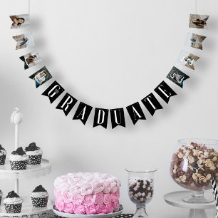 Banderines Fiesta del año de graduado de Collage de fotos