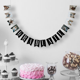 Banderines Fiesta del año de graduado de Collage de fotos