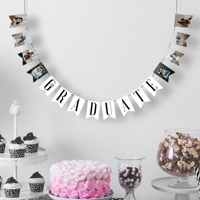 Banderines Fiesta del año de graduado de Collage de fotos (Subido por el creador)