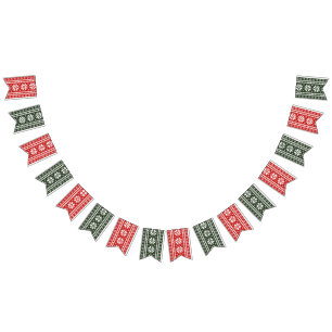 Banderines Fiesta feo del suéter del navidad