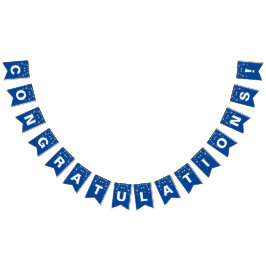 Banderines Fiesta ilumina felicitaciones por el azul