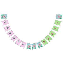 Banderines Fiesta Jardín Pink Peony