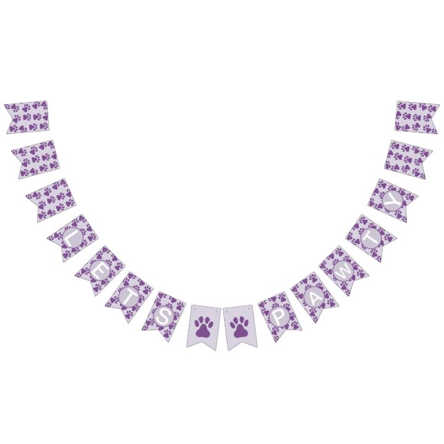 Banderines Fiesta Pawprints (Todo)