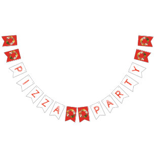 Banderines Fiesta Pizza Toppings Pie de comida italiana Pizze