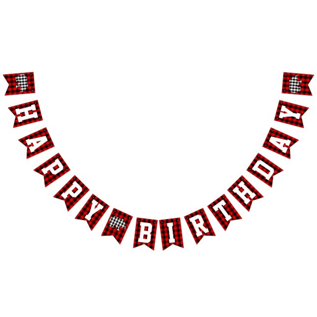 Banderines Fiesta rojo del feliz cumpleaños del oso de la (Todo)