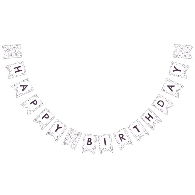 Banderines Fig Confetti Water Dots Bunting Flag (Todo)