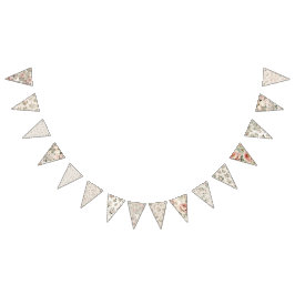 Banderines First Bloom Baby Shower Pennant Banner