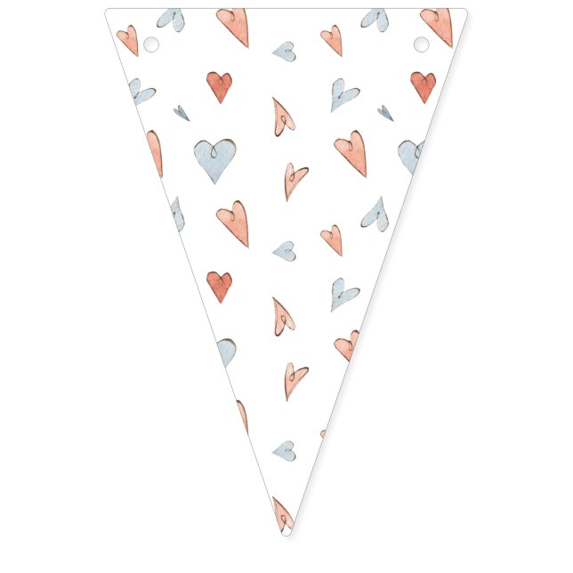 Banderines Flags - Hearts Pattern (Primera bandera)