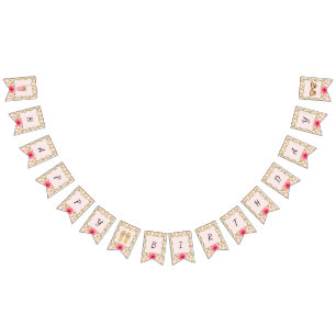 Banderines Flip Flops Y Lemonade Feliz Cumpleaños