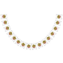 Banderines Flor de cactus amarilla 50 y fabuloso cumpleaños