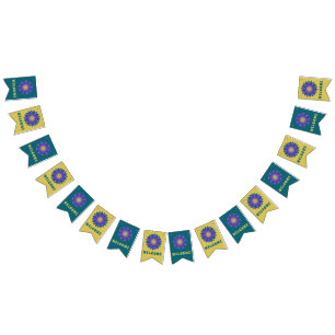Banderines Flor de la Vida - Mandala Indio 3