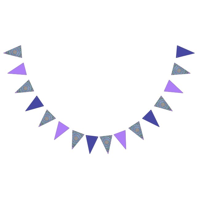 Banderines Flor De Vida - Mandala Estilo India 2 (Todo)