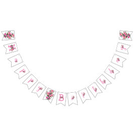 Banderines Flor rosa