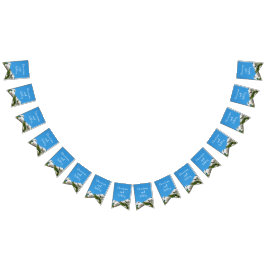 Banderines Flor rosa blanca